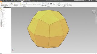 Deltoidal Icositetrahedron  Autodesk Inventor [upl. by Assyn]