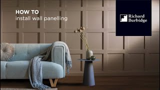 How To Install Wall Panelling  EASY DIY TUTORIAL  Richard Burbidge [upl. by Yanad403]