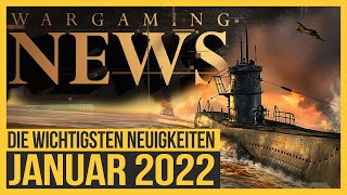 News zum Thema Wargaming HardcoreStrategie und TaktikShooter Januar 22 [upl. by Lyn]