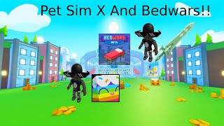 🔴 Pet sim x And Bedwars🔴 ROAD TO 300 SUBS [upl. by Martz116]