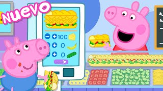 Los Cuentos de Peppa la Cerdita  Tienda de sándwiches  NUEVOS Episodios de Peppa Pig [upl. by Rayner]