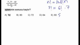 2012 KPSS Lisans Matematik Çözümleri1 [upl. by Rutter]