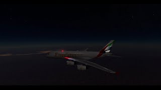 Airbus A380800  Take Off Dubai  Emirates  MFS2020 [upl. by Stevy839]