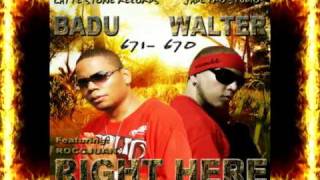 quotRIGHT HEREquot WALTER BADU ROCCJUAN amp MISTAHASIwCHAMORRO RAP [upl. by Olrac]