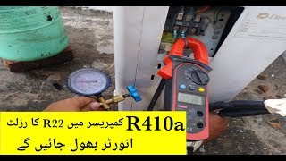 R410a Gas Charging  R22 Gas Charging  R410a vs R22  FT Tech [upl. by O'Donoghue]