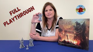 Tainted Grail The Fall of Avalon Board Game Playthrough [upl. by Annerahs]