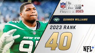 40 Quinnen Williams DT Jets  Top 100 Players of 2023 [upl. by Nnylassej]