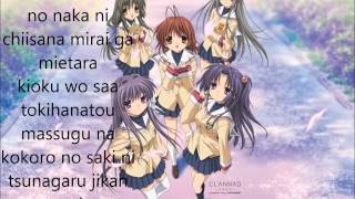 Clannad  Megumeru Op  Lyrics [upl. by Alacim]