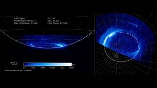 HST movie of Jupiters ultraviolet aurora captured in support of Juno 15638 c02 odxc02phq yt [upl. by Corella411]