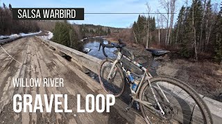 Salsa Warbird review  100km to Willow River [upl. by Eisac]