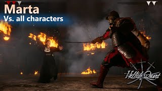 Hellish Quart gameplay  Marta vs All characters  Compilation [upl. by Anifesoj]