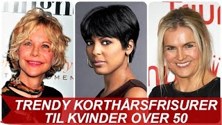 Trendy kortharsfrisurer til kvinder over 50 [upl. by Yltneb]