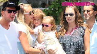 James amp Petra Stunt Tamara Ecclestone amp Jay Rutland Have Lunch At Fred Segal 8616 [upl. by Eart]