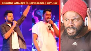 African Reacts To quotHEENA MAKAquot By Charitha Attalage ft Harshadewa  Ravi Jay Live [upl. by Skipper232]