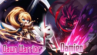 Maplestory M  Damien Solo dawnwarrior [upl. by Megargee171]