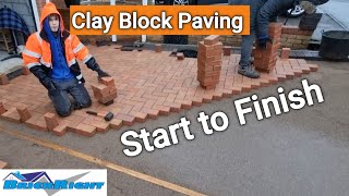 Clay block paving start to finsh [upl. by Hcaz]