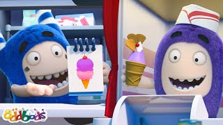 La guerra dei gelati 🍧  Cartoni Animati 📺  Video divertenti  Oddbods Italia [upl. by Annaed]