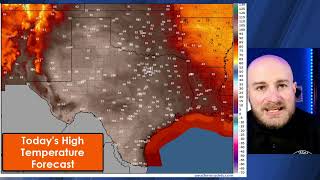 Hot Weather Returns to Texas What about Rain Chances [upl. by Egroej]