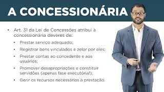 Aula 07  concessionária de serviços públicos deveres e direitos [upl. by Pyle]