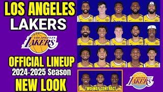 L A Lakers OFFICIAL lineup 202425 NBA update [upl. by Krishnah]