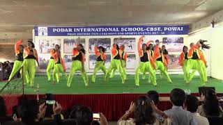 Brothers Anthem  Jazba  Bollyhop amp Contemporary Style  Podar International School Sports Events [upl. by Keldah]