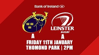 Live Stream  Munster A v Leinster A [upl. by Mortie]