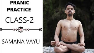 PRANIC PRACTICE  CLASS 2  SAMANA VAYU  PrashantjYoga  PANCH PRANA BREATH [upl. by Ferrick]