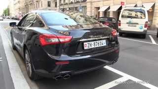 Maserati Ghibli Start up Sound and Details [upl. by Acinhoj]