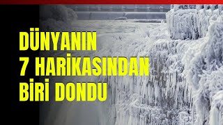 Dünyanın 7 Harikasından Biri Dondu [upl. by Onairot]