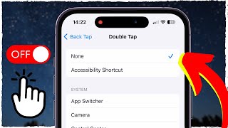 How to Turn Off Double Tap on iPhone 2024 [upl. by Nnahteb289]