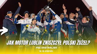 JAK MOTOR LUBLIN ZNISZCZYŁ POLSKI ŻUŻEL  12102024r [upl. by Glaser]