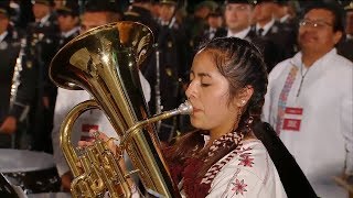 Participa el CECAM de Tlahuitoltepec en el Grito de Independencia 2019 [upl. by Silloc77]