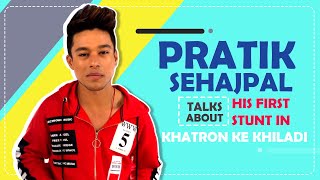 Pratik Sehajpal Talks About His First Stunt In Khatron Ke Khiladi  India Forums [upl. by Ayom]