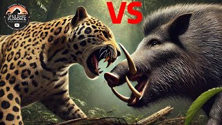 Epic Showdown Jaguar vs Wild Boar – A Battle for Survival in the Jungle [upl. by Llerrem729]