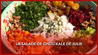 Salade de chou kale  Les Potagers de Julie [upl. by Aleuname]