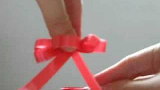 Making a Floral Bow or Tying Ribbon [upl. by Homer]