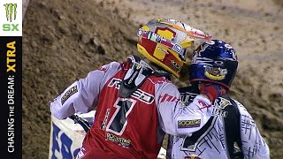 James Stewart vs Chad Reed Rivalry Chasing the Dream  Xtra [upl. by Anival]