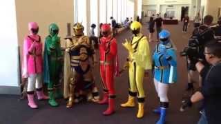 Mystic Rangers Cosplay at Power Morphicon 2014 Power Rangers Cosplayers [upl. by Anitnuahs]