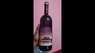 Top 1 Donelli Premium Red  Grape Juice Wines [upl. by Alecram]