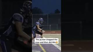 95yard touchdown run by a punter👀😂 [upl. by Nodnek]