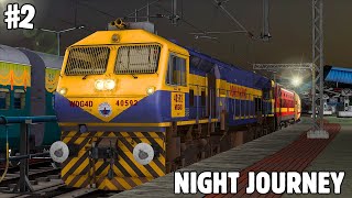 Indian Railways Train Simulator 2024 Gameplay  Parallel run  High Speed Crossings  Night Action [upl. by Amehr]