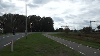 Spoorwegovergang Nieuwleusen  Dutch Railroad Crossing [upl. by Liag]