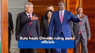 Ruto hosts Chinese ruling party officials [upl. by Dawn971]