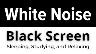 Smooth White Noise Black Screen ⚪⬛ Soothing Sounds for Sleeping Studying and Relaxing [upl. by Grail]