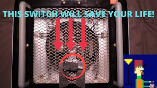 How to Repair a Bad TipOver Switch on a Space Heater THIS CAN SAVE YOUR LIFE [upl. by Chamkis]