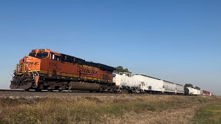 Trains on the Lafayette Subdivision FXE UP Detour and more [upl. by Boiney]