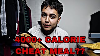 A 4000 CALORIE CHEAT MEAL Road to the End of my Cut Ep 4 [upl. by Ardiedak]