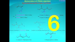 6chimie organique  exemple de nomenclature dune molécule organique [upl. by Alusru]