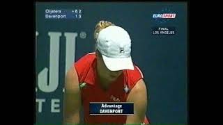 Tennis WTATurnier Los Angeles 2003 Finale ClijstersDavenport [upl. by Fadas]