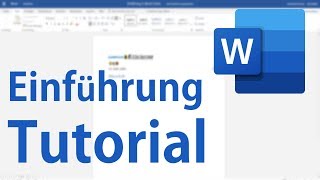 Tutorial für Anfänger  Einführung  Word Online Tutorial [upl. by Kasey]